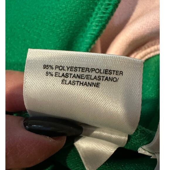 Casper Women's Color Block Knee Length Dress Green/Pink Size XXL NWT - Picture 5 of 7